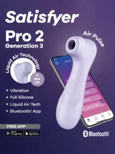 Satisfyer Pro 2 Gen. 3 With Liquid Air & Bluetooth App Purple Lufttrycksvibrator