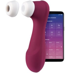 Satisfyer Pro 2 Generation 3 Liquid Air Lufttrycksvibrator - Bordeaux