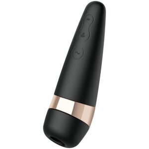 Satisfyer Pro 3+ Lufttrycksvibrator - Svart