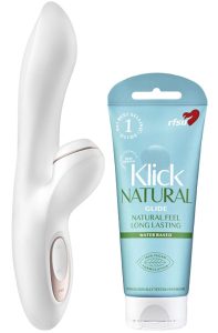 Satisfyer Pro G-Spot Rabbit + Klick Natural Glide 100 ml Paketerbjudande
