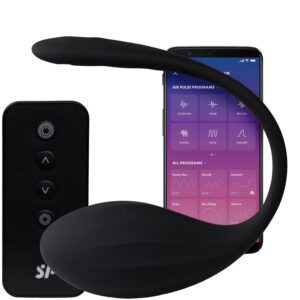 Satisfyer Ripped Petal Wearable Vibratorägg - Svart