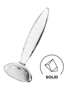 Satisfyer Sparkling Crystal Glass Anal Plug Analplugg i glas
