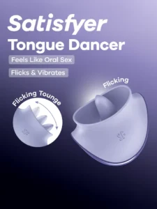 Satisfyer Tongue Dancer Flicking Clitoral Stimulator Klitorisvibrator