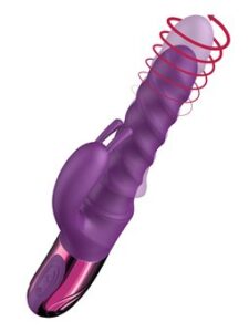 She.E.O. Swirl Rabbit Vibrator Purple