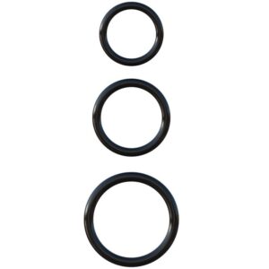 Silikon penisringar - 3-pack stamina set