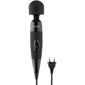 Sinful Magic Wand Vibrator - Svart