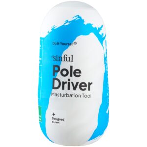 Sinful Pole Driver Masturbation Tool Stroker - Blå