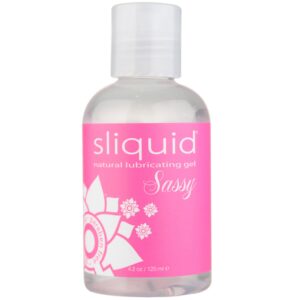 Sliquid Natural Sassy Vattenbaserat Analt Glidmedel 125 ml - Klar