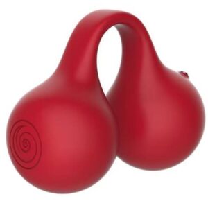 Snail Vibe Twin Cherry - Fingervibrattorn med dubbla motorer