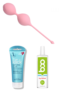 Startpaket knipkulor henne Knipkulor, glidmedel och rengöring