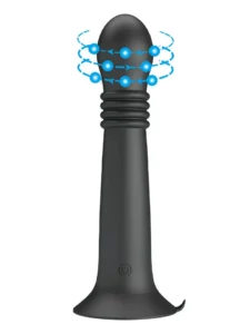 Stellan Thrusting & Rotating Wand Massager 23 cm Dildo med vibrator