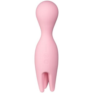 Svakom Nymph Soft Moving Finger Klitorisvibrator - Ljusrosa