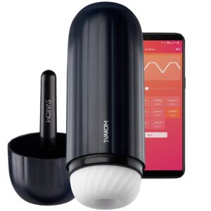 Svakom Sam Neo 2 Pro Interaktiv Masturbator - Mörkblå