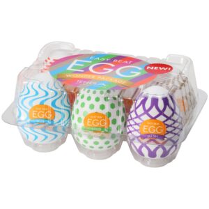 TENGA Egg Variety Wonder Masturbator Set 6-pack - Vit