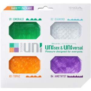 TENGA – UNI VARIETY MASTURBATOR THIMBLE PACK 4 UNITS