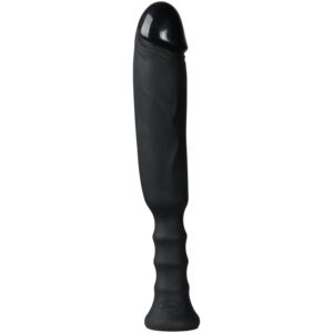 Tantus Anaconda Stor Silikon Dildo med Handtag 29 cm - Svart