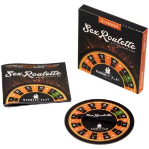 Tease&Please Naughty Play Sex Roulette Spel - Svart