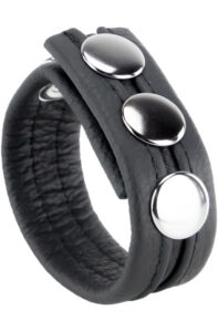 The Red Cockring En Cuir Black Penisring