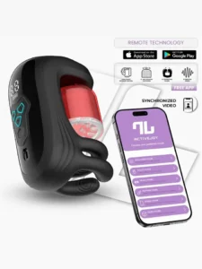 Torky Compressing Rotating App Masturbator Masturbator med motor