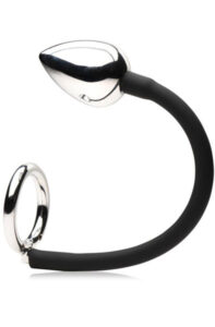 Tug + Plug Cock & Ball Ring With Anal Plug Analplugg med penisring