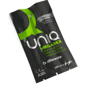 UNIQ - MEGASEX LATEXFRI UNISEX KONDOM 3 ST