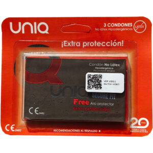 UNIQ SecureFit Latexfria Kondomer 3-pack