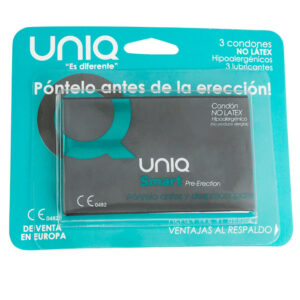 UNIQ Smart Latexfria Preererektionskondom 3-pack