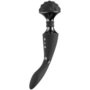 Vivishine Vive Shiatsu Bendable Magic Wand Vibrator - Svart
