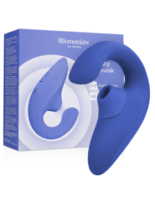 WOMANIZER - BLEND RABBIT VIBRATOR STIMULATOR VIBRANT BLUE