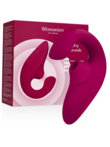 WOMANIZER - BLEND RABBIT VIBRATOR STIMULATOR VIBRANT PINK
