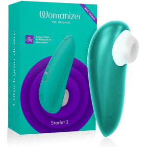 WOMANIZER – STARLET 3 CLITORAL STIMULATOR TURQUOISE