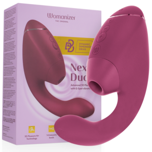 Womanizer Duo Next - Dubbel Stimulator för Klitoris och G-punkt