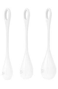 Yoni Power 1 Balls Training Set White Knipkulor & Geishakulor
