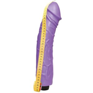 You2Toys Queeny Love Giant Lover Vibrerande Dildo 33 cm - Purple